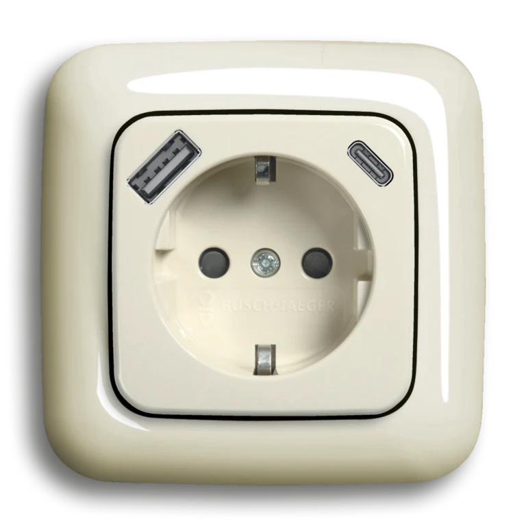 SCHUKO® USB socket outlet