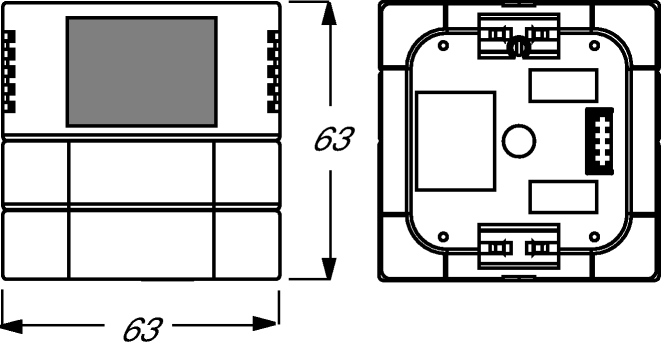 Busch-Jaeger - Room thermostat Heating/cooling operation